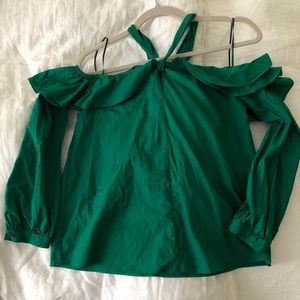 JCREW off the shoulder shirt